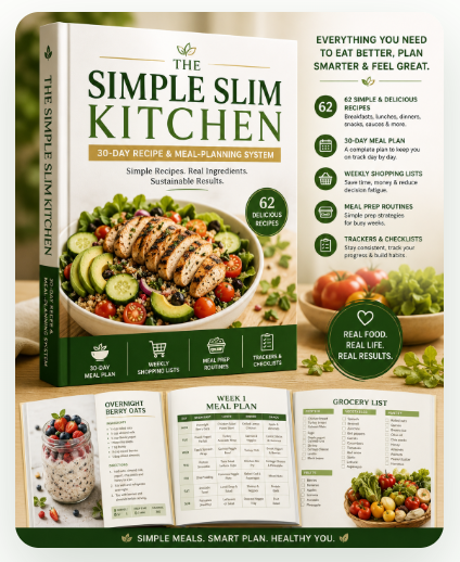The Simple Slim Kitchen · 62 Recipes + 30-Day Meal Plan