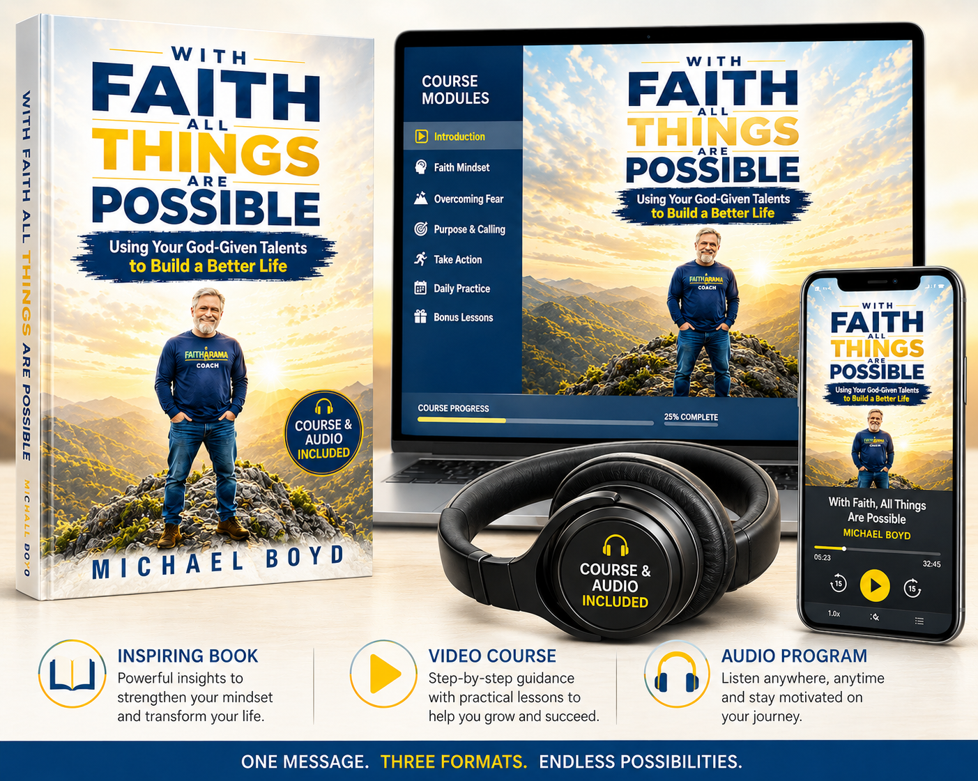 With Faith All Things Are Possible · Book + Course + Audio · By Michael Boyd