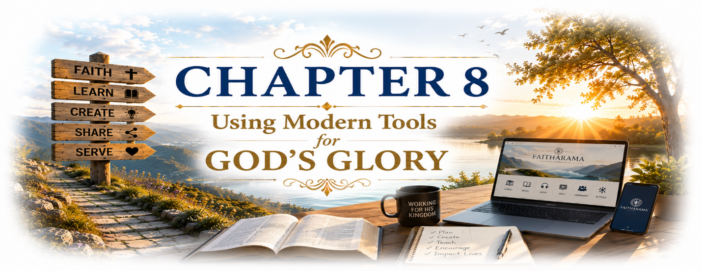 Chapter 8 — Using Modern Tools for God's Glory