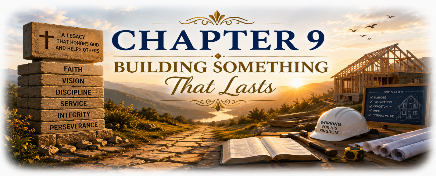 Chapter 9 — Building Something That Lasts